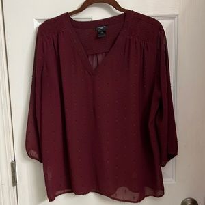 Ann Taylor large petite blouse